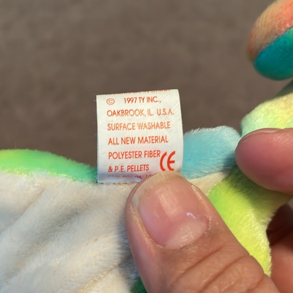 Iggy the Iguana Beanie Baby with tag. - Picture 3 of 6